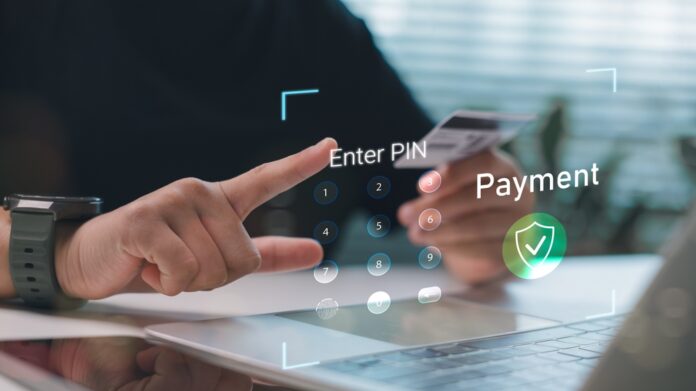 Близък план, От,A,Човек,Влизане,Вътре,Код,За,Сигурно,Онлайн